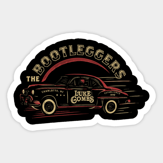 Luke Combs Sticker by Daniel Cantrell